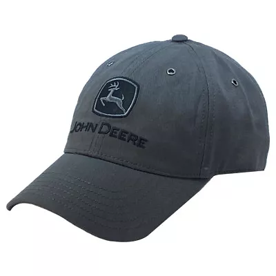 John Deere LP83266-JD Cotton Twill Cap/Hat Embroidered Logo Charcoal One Size • $33