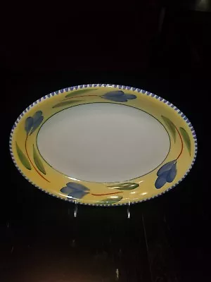 Maxam 15 1/4 Inch Oval Platter (Mediterranean) • $25