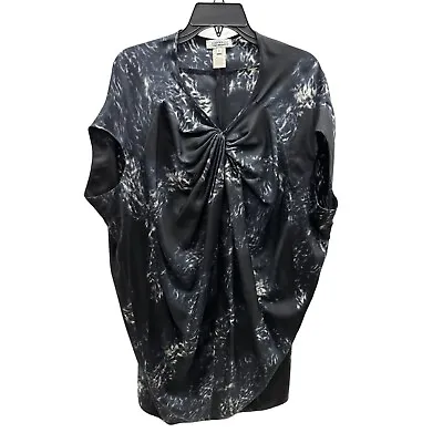A Detacher 100% Silk Muumuu Dress Made In USA Size 4 • $175