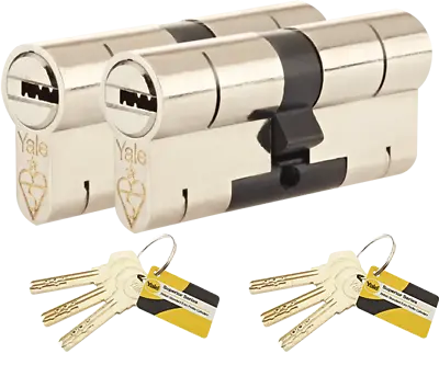 YALE UPVC Door Lock Superior Euro Cylinder Anti Snap Bump High Security Barrel • £35