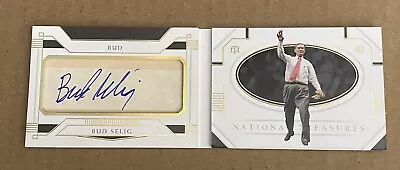 2021 Panini National Treasures Bud Selig 🔥Cut Auto 17/25 - MLB Commissioner • $85