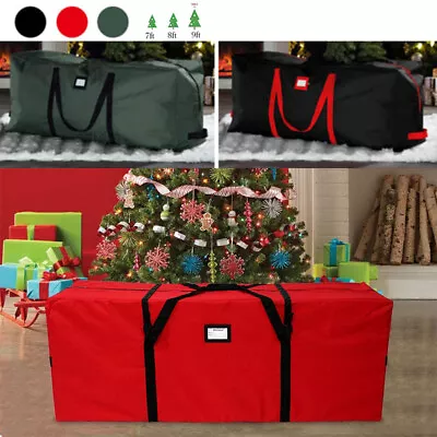 Christmas Tree Storage Bag Decoration Zip Up Bag For 7/8/9FT Disassembled Tree • $22.91