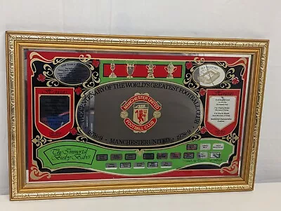 Manchester United FC 1878 - 1978 Centenary Framed Mirror RARE • £75.99