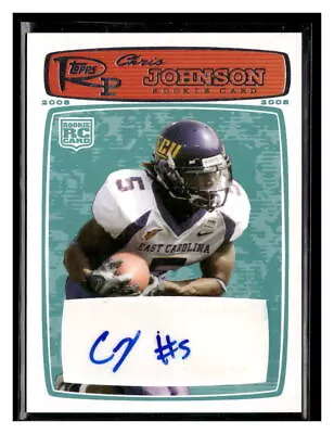 Chris Johnson 2008  Topps Rookie Progression 207  AU SN999  Rookie Autographs • $7.99