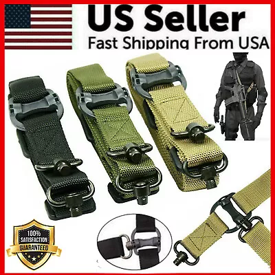 Retro Tactical Adjust Quick Detach QD 1 2 Point Multi Mission 1.2  Rifle Sling • $11.89