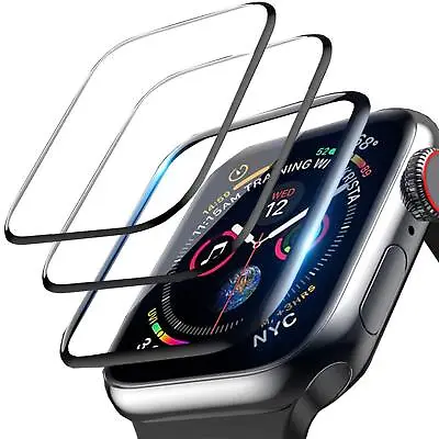 $6.99 • Buy 3D Tempered Glass For Apple Watch Band 38/40/41/42/44/45mm Film Screen Protector