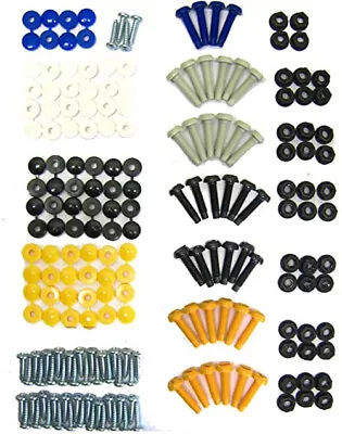 £3.95 • Buy Complete Number Plate Screws Nuts Bolts Hinged Flip Caps Moulded Plastic QTY 20