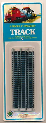 Bachman N Scale 5  Straight Track - 6 Pieces NIP - Item #44613 • $3.99