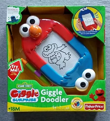 Fisher Price Sesame Street Giggle Doodler Hear Silly Giggles When You Draw On It • $12.99