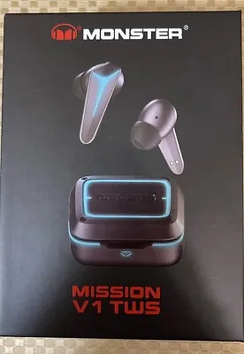 Monster Mission V1 TWS Gaming Earbuds Noise Cancelling Gaming Earbuds Brand NEW! • $60.80