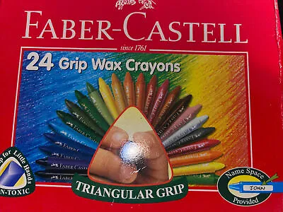 Faber - Castell (24 Grip Wax Crayons) • $23.45