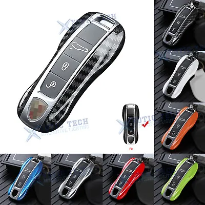 7 Colors Glossy Smart Key Fob Cover Case Shell For 911 Cayenne 2018+ 3 Butttons • $12.99