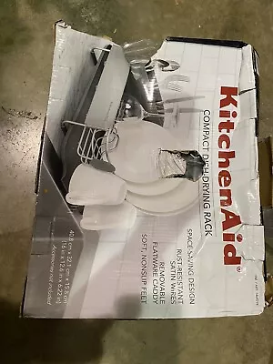 KitchenAid KE895FPCGC 3 Compartment Dish Drying Rack - Gray. Damaged Box. • $30