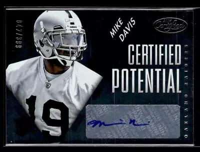 2014 Certified Potential Autographs #PMD Mike Davis /399 • $4.99