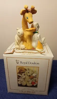 Royal Doulton Jane Hissey Old Bear And Friends Waiting For Snow Ornament OB6 • £32