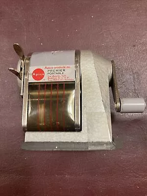 Vintage Apsco Premier Portable Pencil Sharpener • $13.95