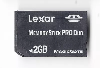 Lexar 2GB Memory Stick Pro Duo Genuine Memory Card For Camera / PSP • $10.99