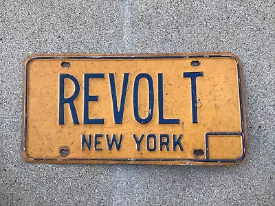 1973 To 1986 - NEW YORK - VANITY - LICENSE PLATE • $49.95