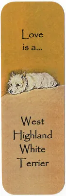 £2.50 • Buy West Highland White Terrier Westie Beautiful Dog Bookmark Great Gift