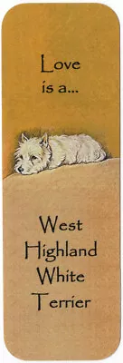 £2.50 • Buy West Highland White Terrier Westie Beautiful Dog Bookmark Great Gift