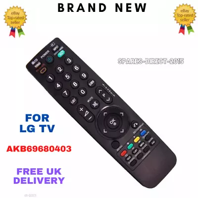 Replacement For LG TV Remote Control Fits 26LH3000 32LH3000 37LH3000 42LH3000 • £6.99