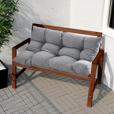 1/2 Seater EXTRA THICK Bench Swing Chair Seat Cushion Pad Garden Furniture Mat • £11.95