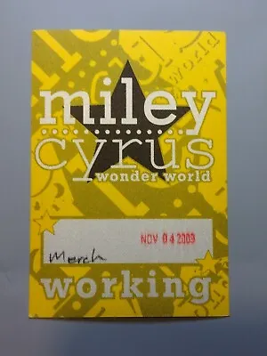 Miley Cyrus Your Backstage Pass! Rare! • $9.99