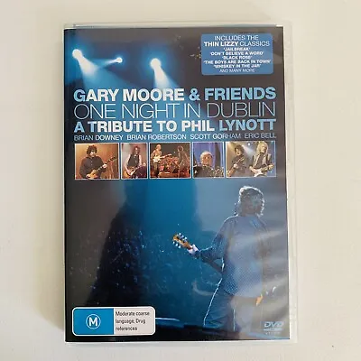 Gary Moore & Friends - One Night In Dublin Tribute To Phil Lynott - Region 4 DVD • $11.16