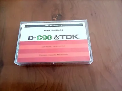 TDK D-C90 Low Noise High Output Precision Mechanism Normal Bias Cassette Tape • £4.99