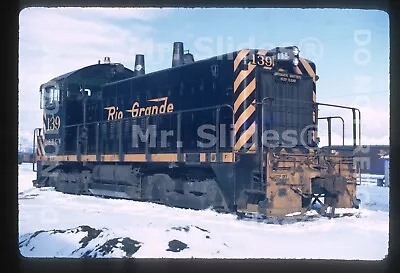 Original Slide D&RGW Rio Grande SW1200 139 In 1973 • $7.99