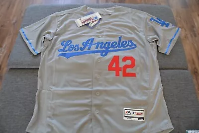 Brand NEW Jackie Robinson #42 Los Angeles Dodgers Jersey Gray Men's Large • $41.85