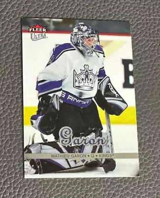 2005-06 Fleer Ultra Hockey #92 Mathieu Garon Goalie Kings • $1.50