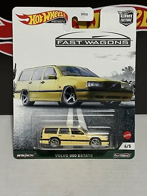 Hot Wheels Premium Car Culture Fast Wagon Volvo 850 Estate 4/5 • $9.99