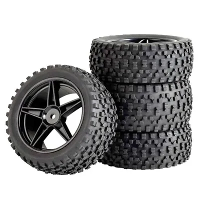 1/10 Buggy Wheels Tires 85mm 12mm Hex For HSP HPI Tamiya TT-02B RC Off Road Car • $18.04