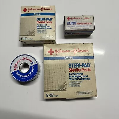 Vintage Medical Supplies Lot . Johnson & Johnson  Bandages • $39.99