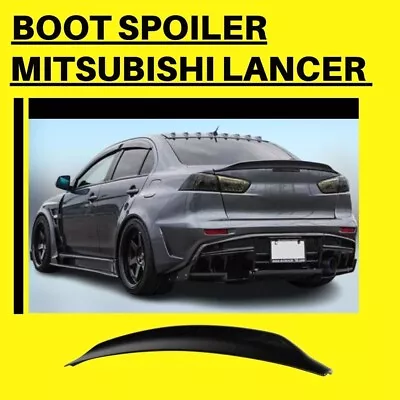 Ducktail Boot Spoiler Wing For Mitsubishi EVO X 10 (2007-2017) CJ ES Ralliart • $109.99