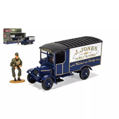 DADS ARMY J.JONES THORNYCRAFT VAN AND MR.JONES FIGURE 1:50 Corgi Movie Die Cast • £43.51