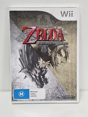 The Legend Of Zelda Twilight Princess + Manual - Nintendo Wii Game PAL Complete • $24.95