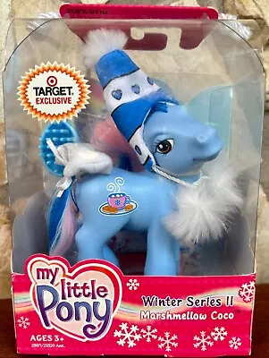 My Little Pony 2003 G3 Winter Series II Target Exclusive - MARSHMELLOW COCO MIB • $16.99