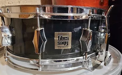Rare Vintage Fibes 70s Cf Martin 5.5x14 Sft Snare Drum Smoked Cystalite Acrylic • $469