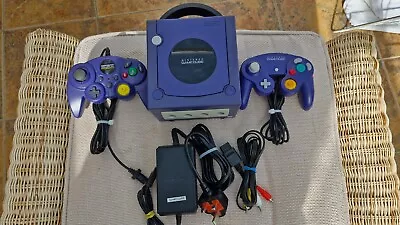 Nintendo GameCube Purple Console (PAL) Complete With Games And Controllers • £56