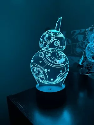 Star Wars: R2D2 3D USB LED 7-Colors: Color Changing Night Light • $20.99