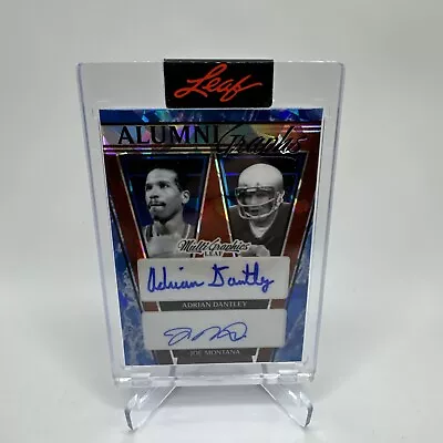 Adrian Dantley Joe Montana 2023 Leaf Multigraphics Alumni Dual Auto /25 • $46.99