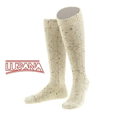 Gents NEW German Beige Speckled Knee Socks For Lederhosen 12/13 • $17