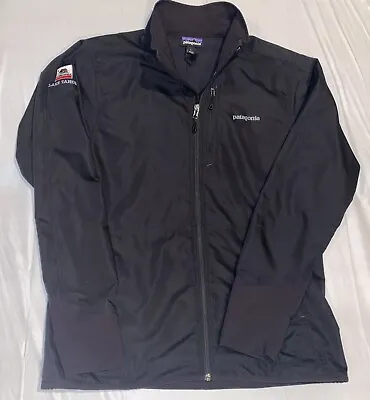 Patagonia Soft Shell Jacket Men's Size Large Lake Tahoe Patch Black STY83020SP16 • $79.90