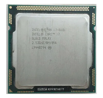 Intel Core I7-860S SLBLG Quad-Core 8M 2.53 GHz Socket 1156 CPU Processor • $31.51