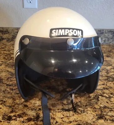 Vintage Simpson Sports Racing Helmet 7- 1/2 Snell Bell Shoei Arai  • $54.88