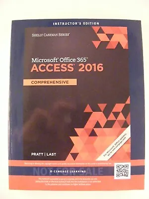 $23.99 • Buy Shelly Cashman Series Microsoft Office 365 & Access 2016: Comprehensive By Pr…