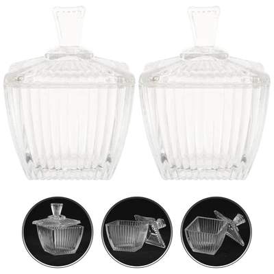 £20.12 • Buy 2 Pcs Candy Jar Glass Coin Penny Jar Candy Buffet Containers