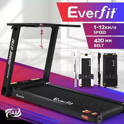 $333.95 • Buy Everfit Treadmill Electric Home Gym Exercise Running Machine Foldable 2 Colours